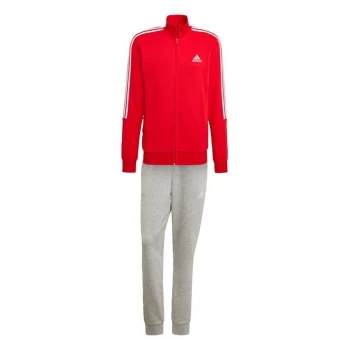 adidas AEROREADY Essentials 3-Stripes Tracksuit Mens - Scarlet / White