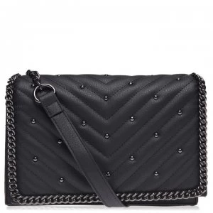 Firetrap Quilted Shoulder Bag - Black