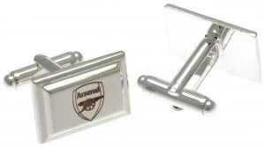 Silver Plated Arsenal Crest Cufflinks.