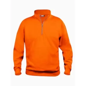 Clique Unisex Adult Basic Half Zip Sweatshirt (3XL) (Visibility Orange)