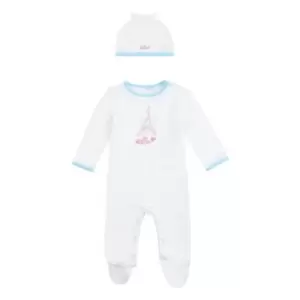 Elle Babies Sleepsuit Set - White