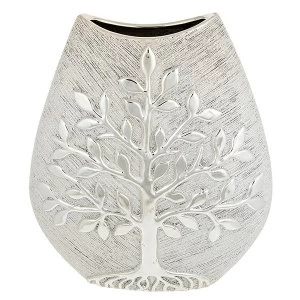 Tree of Life Wide Vase Champagne Large