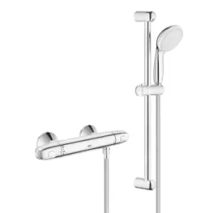 Grohe Grohtherm 1000 Thermostatic Shower Mixer and Kit