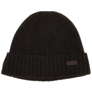 Barbour Mens Carlton Beanie Dark Green One