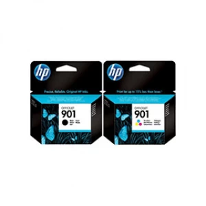 HP 901 Black and Tri Colour Ink Cartridge Pack