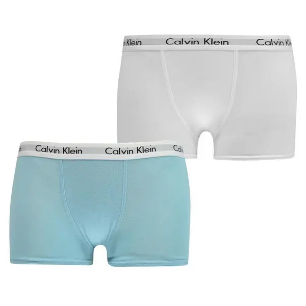 Calvin Klein 2 Pack Boxer Shorts - White 11 - 12 Years