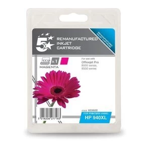 5 Star Office HP 940XL Magenta Ink Cartridge