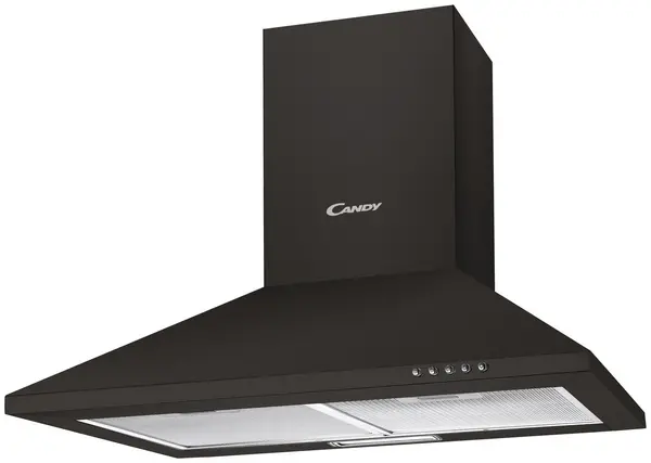 Candy CCE116/1N 60cm Chimney Cooker Hood - Black