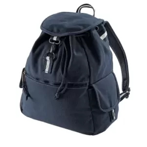 Quadra Vintage Canvas Backpack - 18 Litres (One Size) (Vintage Oxford Navy)