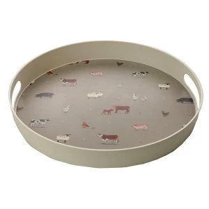 Willow Farm Reusable Bamboo Composite Large Round Tray