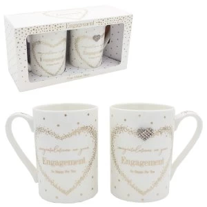 Mad Dots Engagement Mugs By Lesser & Pavey