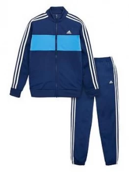 adidas Younger Boys Tracksuit Tiberio - Indigo, Size 4-5 Years