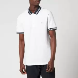 Farah Mens Stanton Polo Shirt - White - XXL