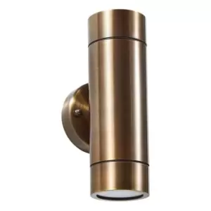 Zink BRAC Outdoor Up and Down Wall Light Bronze