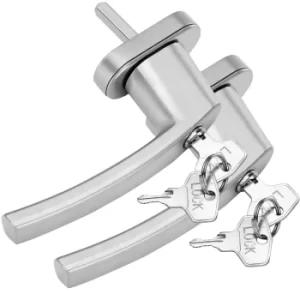 Window Handle 2Pcs Silver Lockable