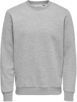 ONLY and SONS Ceres Life Crew Neck Sweatshirt light grey