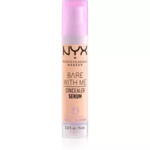 NYX Professional Makeup Bare With Me Concealer Serum hydrating concealer 2 in 1 shade 2.5 Medium Vanilla 9,6 ml