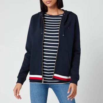 Tommy Hilfiger Womens Heritage Zipthrough Hoodie - Midnight - XS