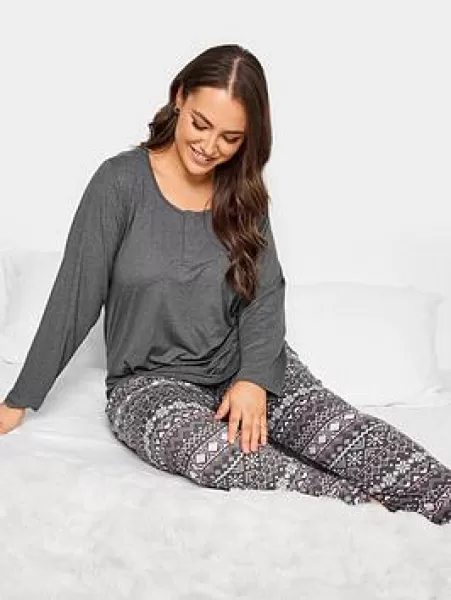 Printed Soft Touch Pyjama Set