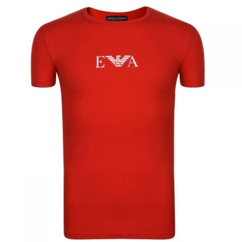 Emporio Armani Logo T-Shirt Rosso Size L Men