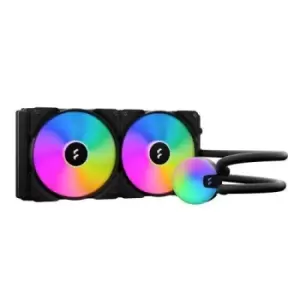 Fractal Design Lumen S28 V2 280mm ARGB Liquid CPU Cooler ARGB Pump 2x Aspect 14 RGB PWM Fans