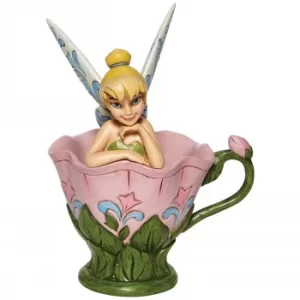 Disney Tinkerbell Sitting In A Flower