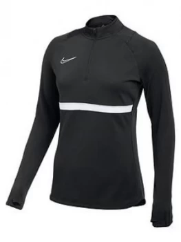 Nike Academy 21 Dry Drill Top - Black, Size S, Women