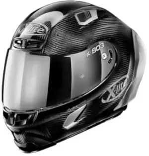 X-Lite X-803 RS Ultra Carbon Silver Edition Helmet, black-silver Size M black-silver, Size M