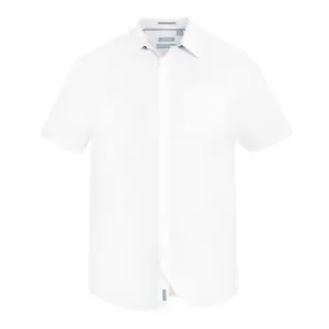 Duke Mens Delmar Kingsize D555 Short Sleeve Classic Regular Shirt (8XL) (White)