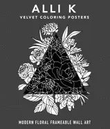 modern velvet coloring prints a box set of frameable wall art