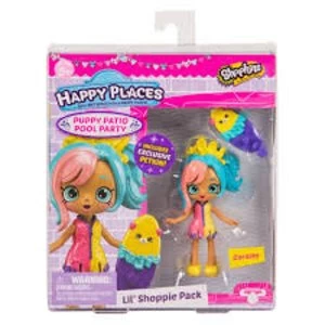 Shopkins - Happy Places Sseason 4 Coralee Doll - Puppy Patio Pool Party Playset