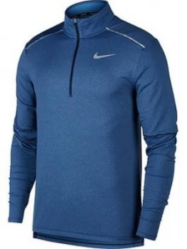 Nike Element 1/2 Zip 3.0 Top - Navy, Size L, Men