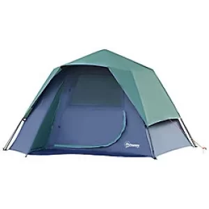 OutSunny Camping Tent A20-123 Green 1600 x 2500 x 1940 mm