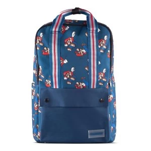 Nintendo - Character Mario All-Over Print Backpack - Blue