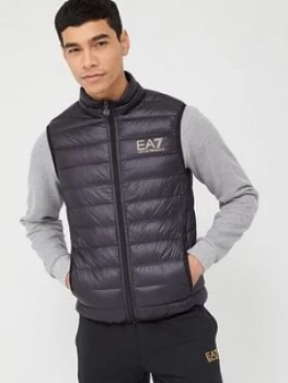 Emporio Armani EA7 Core ID Logo Padded Gilet Black Size L Men