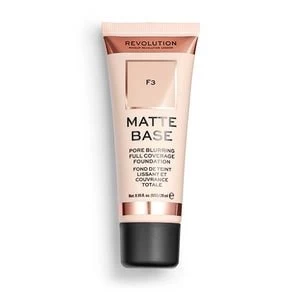 Revolution Matte Base Foundation F3