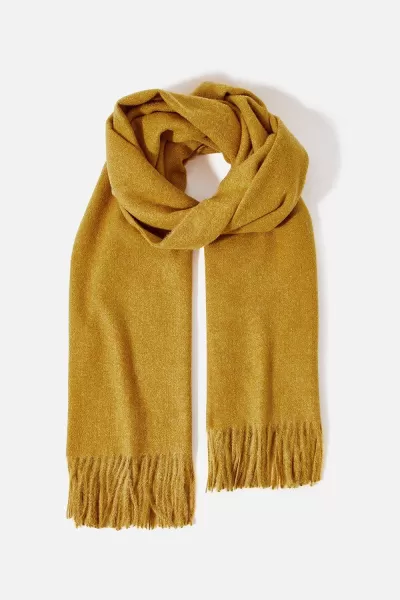 Super-Soft Blanket Scarf Ochre