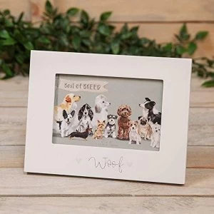 6" x 4" - Best of Breed Wooden Frame - Dog