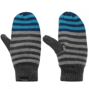 adidas adidas Stripe Mittens Juniors - Blue/Grey