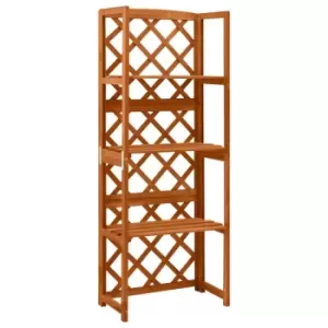 VidaXL Trellis with Shelves 55x30x140cm Solid Fir Wood