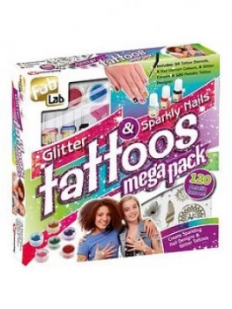 Fab Lab Glitter Tattoos and Sparkly Nails Mega Pack