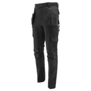 Caterpillar Mens Tech Stretch Work Trousers (40S) (Black)