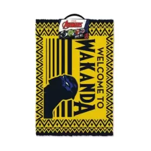 Black Panther Doormat Welcome to Wakanda 40 x 60 cm