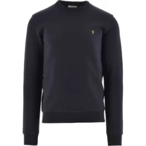 Farah Navy Tim Crew Sweatshirt