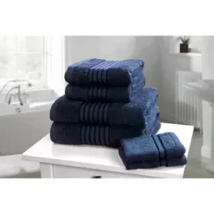 Rapport Home Furnishings Windsor 500gsm Towel Bale - 6 Piece - Denim