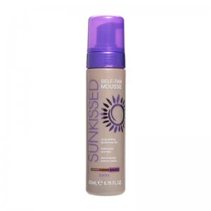 Sunkissed Self Tan Mousse Dark 200ml