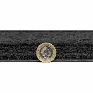 Jvl Mud Grabber Spaghetti Scraper Doormat, 40X60Cm, Black Border