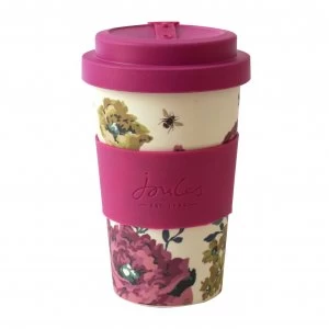 Joules Floral Bamboo Travel Mug - 400ml