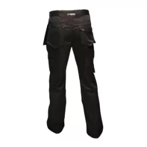 Regatta Mens Incursion Work Trousers (28R) (Black)