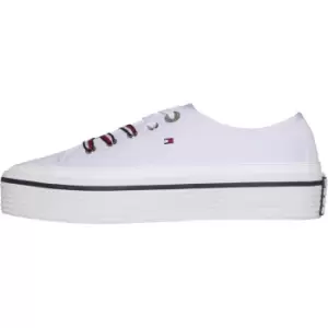 Tommy Hilfiger Corp Flatform Trainers - White